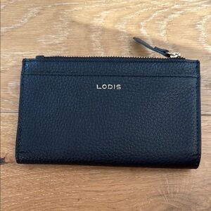 Lodis Black Textured Wallet